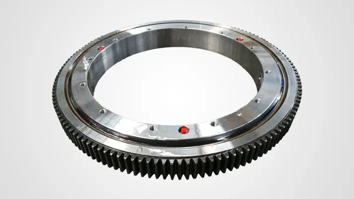Single row cross ball type slewing bearing